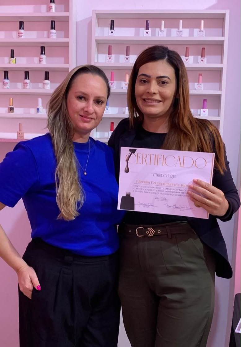 Aluna certificada com a Natalia Sian
