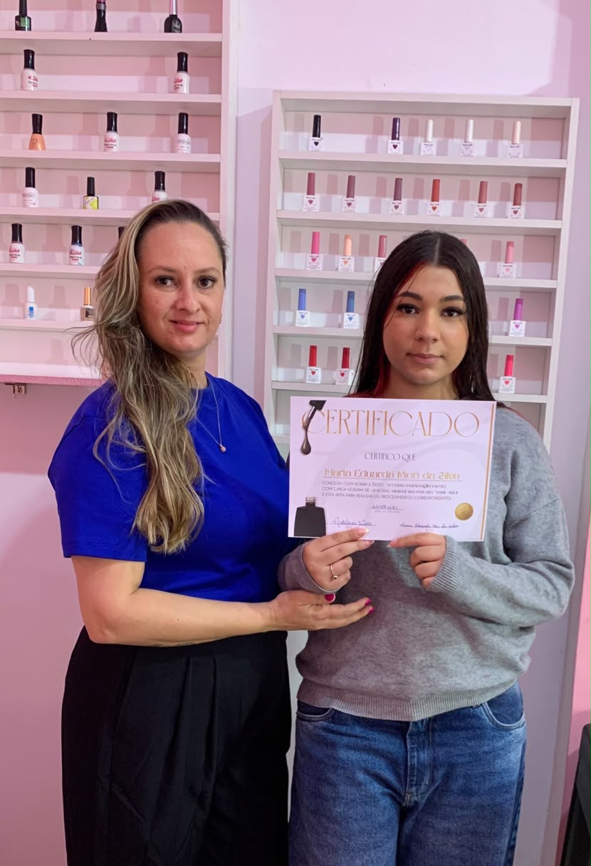 Aluna certificada com a Natalia Sian